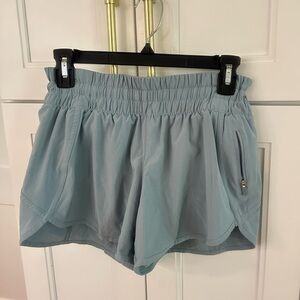 Lululemon Women's Light Blue Athletic Shorts